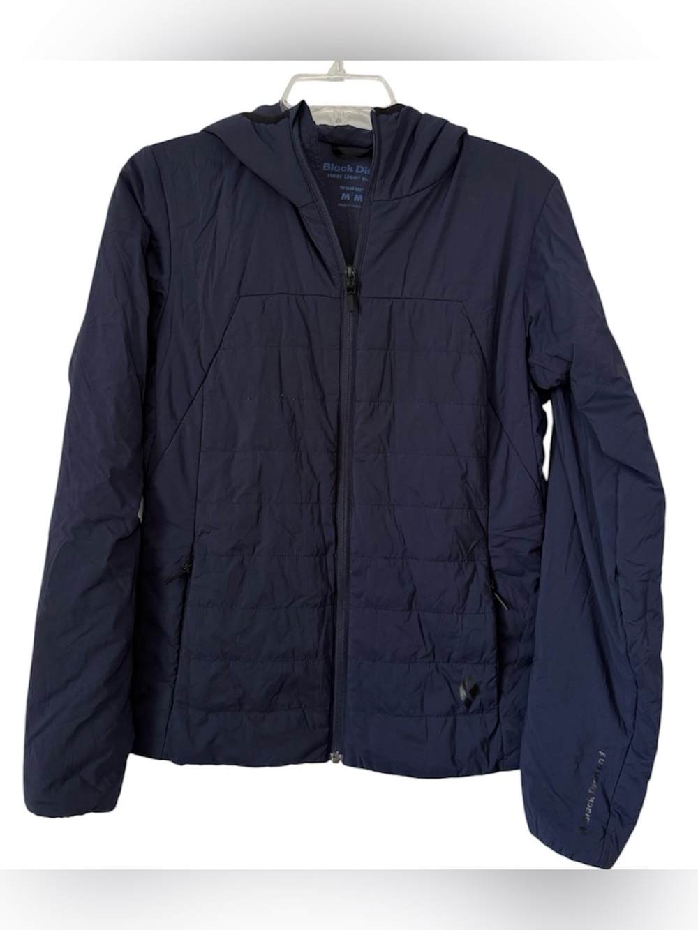 Black Diamond women’s First light hoody Medium Navy